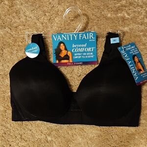 Vanity Fair Black Full Figure Bra